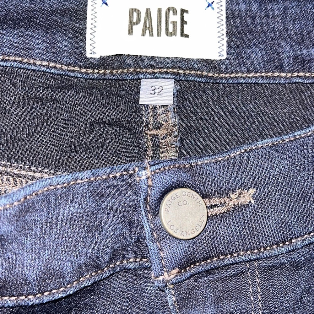 PAIGE Verdugo Ankle Skinny Jeans in Kaiya Wash - Size 32 - Picture 3 of 9